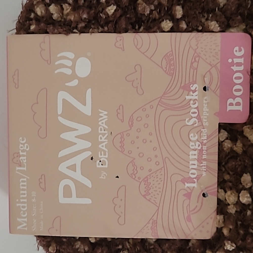 Pawz by Bearpaw Sherpa Lounge Bootie Socks NWT - Picture 2 of 16